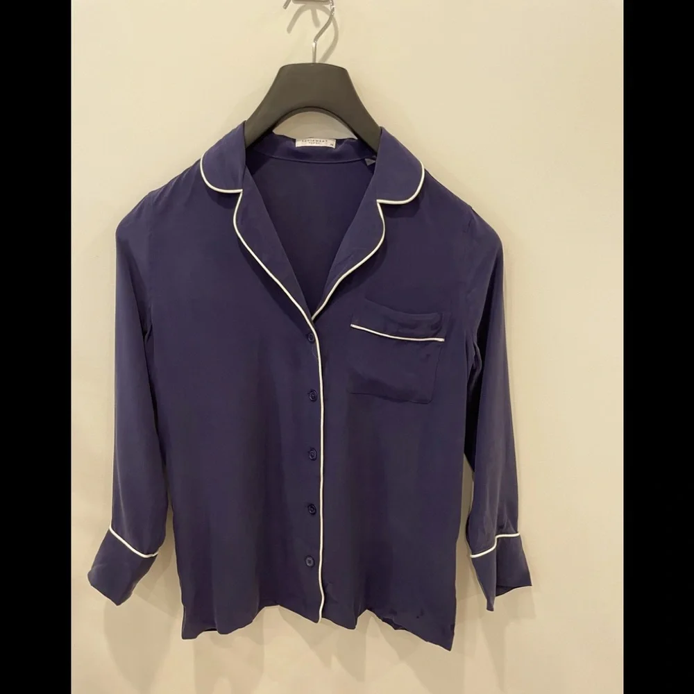 Equipment silk pajama set - Picture 3 of 8